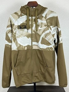 Felpa con cappuccio e zip intera Nike uomo Cascade Brushstroke mimetica Dri-Fit - taglia small - Foto 1 di 14