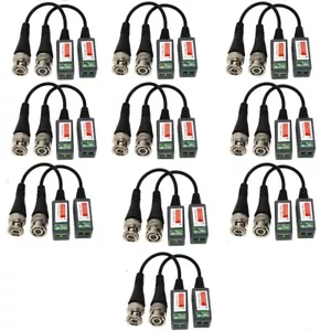 20 Pcs CCTV Camera Passive Video Balun BNC Connector Coaxial Cable Adapter USA - Picture 1 of 9