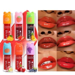 1 Lip Tint Stain Lucidalabbra Coreano,Mini Rossetto Liquido Idratante Labbra 6 Colori - Foto 1 di 25