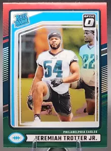 Panini Donruss Jeremiah Trotter Jr 2024 clasificación novato radiocontrol rojo prensa prueba águilas - Imagen 1 de 2