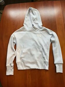 Girls Under Armour Size YMD Pale Lavender Long Sleeve Hoodie