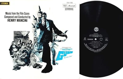 Henry Mancini – Gunn Number One! Film Score Vinyl LP 1967 RCA Records LSP-3840 - Image 1 of 2