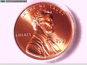 2003 P Lincoln Memorial Cent PCGS MS 68 RD 10169981 Video - Picture 1 of 3