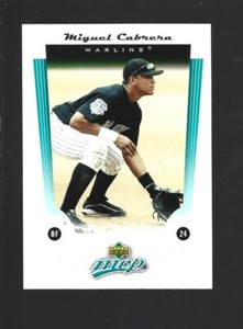 2005 Upper Deck MVP #63 Miguel Cabrera card, Detroit Tigers