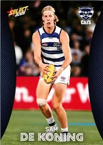 2025 Geelong Cats AFL Select Footy Stars Card - Sam De Koning - Picture 1 of 3