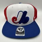 Nwt ‘47 Brand Montreal Expos Mlb Captain Snapback Hat Cap Tri-Color Cooperstown
