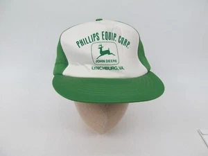 Cappello da camionista vintage Snapback - Attrezzatura John Deere Phillips. Lynchburg, VA - Foto 1 di 2