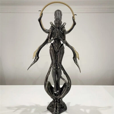 Alien Xenomorph Figure Buddhism Art PVC Figurine Collection Model Toys Gift 28cm - Image 1 of 4