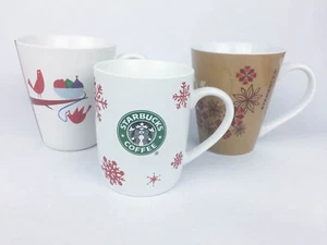 3 Starbucks Holiday Collection Mugs (2010, 2011, 2013) - Picture 1 of 12