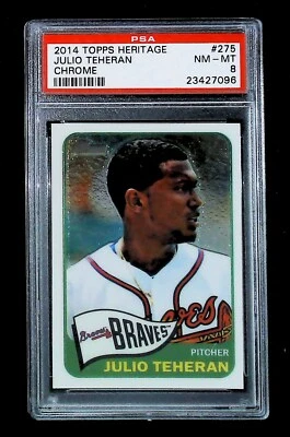 Julio Tehran Topps Heritage #275 2014 cromo/999 PSA 8 Foto 1 de 2