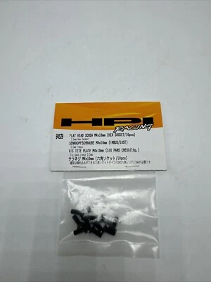 HPI Racing #94529 Flat Head Screw M4 x 10mm Hex Socket New In Package - Image 1 of 4