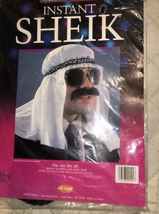 Fun World Instant Sheik Kopfschmuck ~ Erwachsenengröße ~ Neu - Bild 1 von 2