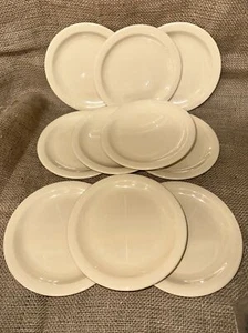 WINCO Melamine 6.5” Bread Dessert Plates, Set Of 10 Vintage - Picture 1 of 4