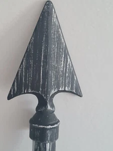 2 x Gardinenstange Vorhangstange Schmiedeeisern 120 und 160 cm - Bild 1 von 8