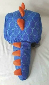 Child Dinosaur Backpack Kids Toddlers Boys/ Girls Blue/Orange 12x10 Zhuannian - Picture 1 of 6