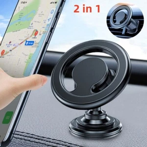 For iPhone 16 15 14 Pro Max Magnetic Car Phone Holder Mount MagSafe Compatible - Picture 1 of 12