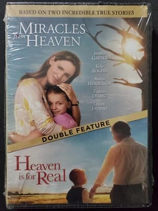 Miracles From Heaven / Heaven Is For Real Double Feature DVD Jennifer Garner NEW - Picture 1 of 2