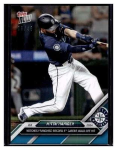 2024 Topps Now #534 Mitch Haniger Blue Parallel #d 9/49 - Picture 1 of 2
