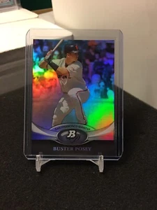 Buster Posey 2011 Bowman Platinum card 28 San Francisco Giants - Picture 1 of 2