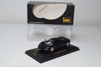 B23 1:43 IXO MOC064 MCLAREN F1 GTR 1996 NERO COME NUOVO - Immagine 1 di 4