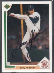 Larry Andersen 1991 Upper Deck #41 Boston Red Sox TTM/IP signed handsigniert - Bild 1 von 2