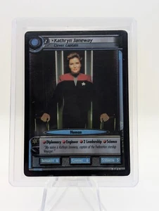 Star Trek CCG 2E Kathryn Janeway Clever Captain Archive Portrait Foil NM 0AP6 - Picture 1 of 3