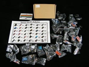 SENSOR KIT FOR ARDUINO WITH RESISTOR COLOR GUIDE - Picture 1 of 12