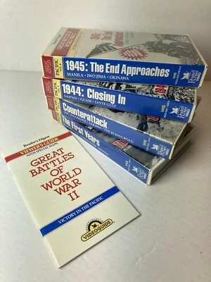 Great Battles Of World War 2: Victory In The Pacific 4 VHS Tape Box Set Vintage - Image 1 of 4
