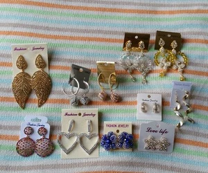 New  Earrings  - 1 pair - various colours to choose from - list c - Picture 1 of 12