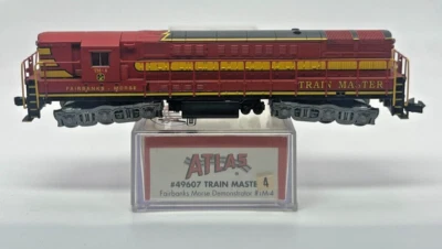 N Scale Atlas #49607 Train Master Fair Banks Morse Demonstrator Loco DCC Code 4 - Image 1 of 4