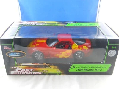ERTL Fast & Furious 1994 Mazda Rx7 1:18 Diecast - Image 1 of 4