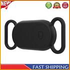 Silicone Case Cover Waterproof Dog Collar Holder for Galaxy SmartTag2(Black)