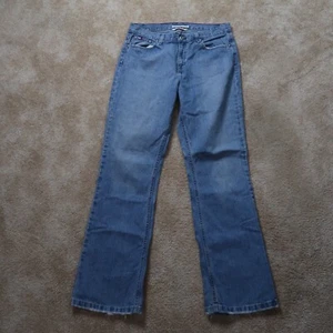 Tommy Hilfiger Classic Bootcut Jeans Women's 12 Blue Denim High Rise - Picture 1 of 11