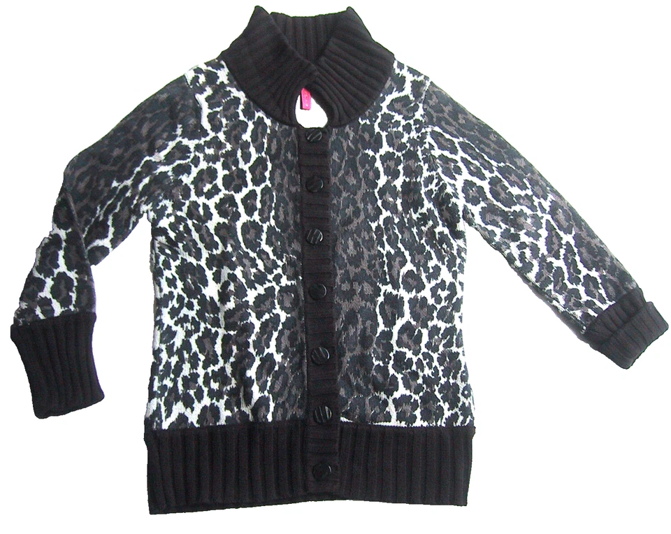 Cárdigan suéter estampado leopardo talla M mediana FLAW para mujer CHARLOTTE TARANTOLA Foto 1 de 4