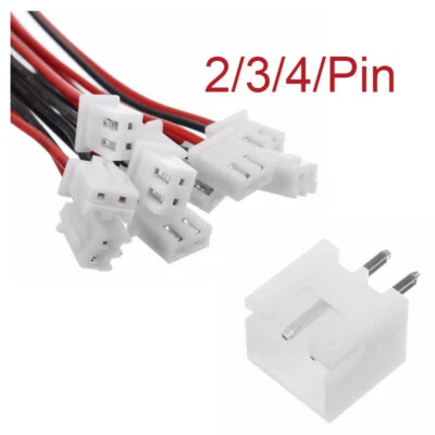 10-30Pcs Micro 2 Pin JST XH-2.54 24AWG Anschlussstecker mit Drähte Kabel 150MM - Bild 1 von 4
