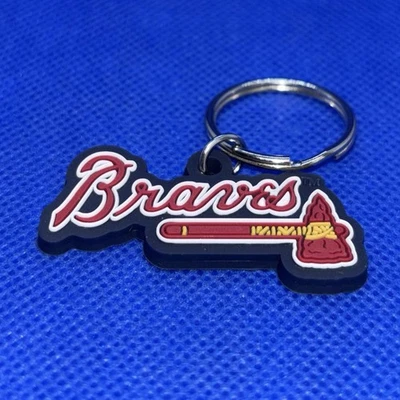 Atlanta Braves MLB Soft Keychain Key Chain Souvenir | Multi-Color - Image 1 of 4
