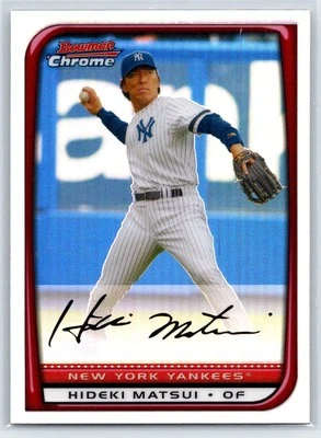 2008 Bowman Chrome Hideki Matsui Refractor New York Yankees #40 — 第 1/2 张图片