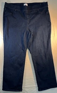 Lane Bryant Jeans Damen 28 Blau High Rise Straight Denim Stretch Dark Wash - Bild 1 von 8