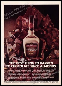 Hiram Walker 1970s Print Advertisement 1977 Swiss Chocolate Almond - Picture 1 of 1