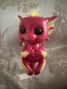 Fingerlings RUBY BABY DRAGON (exclusive Red with Gold Glitter) Interactive Toy - Picture 1 of 4