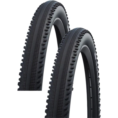 Pack of 2 Schwalbe Hurricane Tire 27.5 x 2.25 Clincher Wire Black Mountain Bike