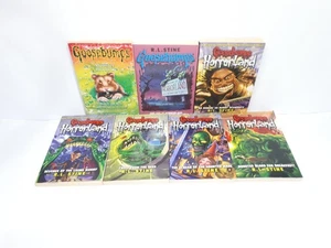 Goosebumps 7x Books Set Collection By R.L. Stine - Goosebumps Horrorland Vol.1-5 - Picture 1 of 21