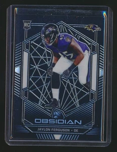 2019 OBSIDIAN HOLO ROOKIE /125 JAYLON FERGUSON RAVENS - Picture 1 of 1