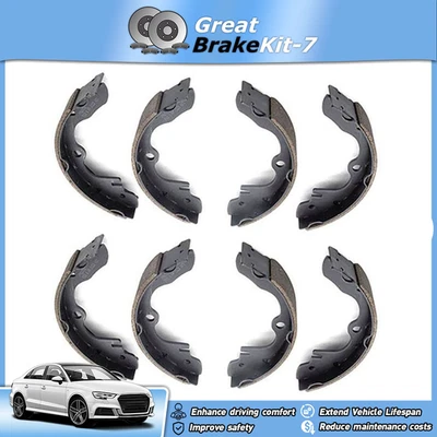 Zapatas de freno de tambor delanteras y traseras para Ford Courier 1972 1973 1974 1975 1976 1,8 L Foto 1 de 4