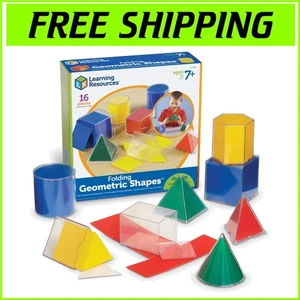 16-Piece Folding Geometric Shapes Set for Interactive Geometry Learning - Picture 1 of 10