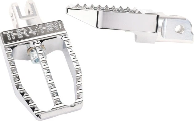 Thrashin Supply Co. Militant Driver Footpegs Chrome Harley Davidson Softail - Изображение 1 из 1