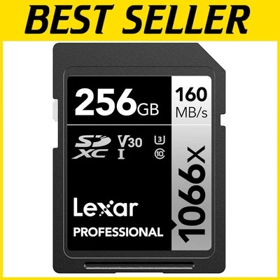 Durable 256GB SD Card with 160MB/s Read for Photography in Extreme Conditions - Image 1 of 4