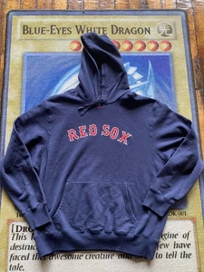 Y2k Boston Red Sox Hoodie Mens 2XL Nike Center Swoosh MLB Baseball Sweatshirt - Picture 1 of 7