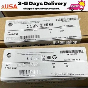 New Factory Sealed AB 1756-RM  ControlLogix Redundancy Module 1756RM US Free Tax - Picture 1 of 2