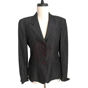BIGI Italy Vintage Woll Blazer 6 tailliert Academia Preppy Office Italian Tailored - Bild 1 von 10
